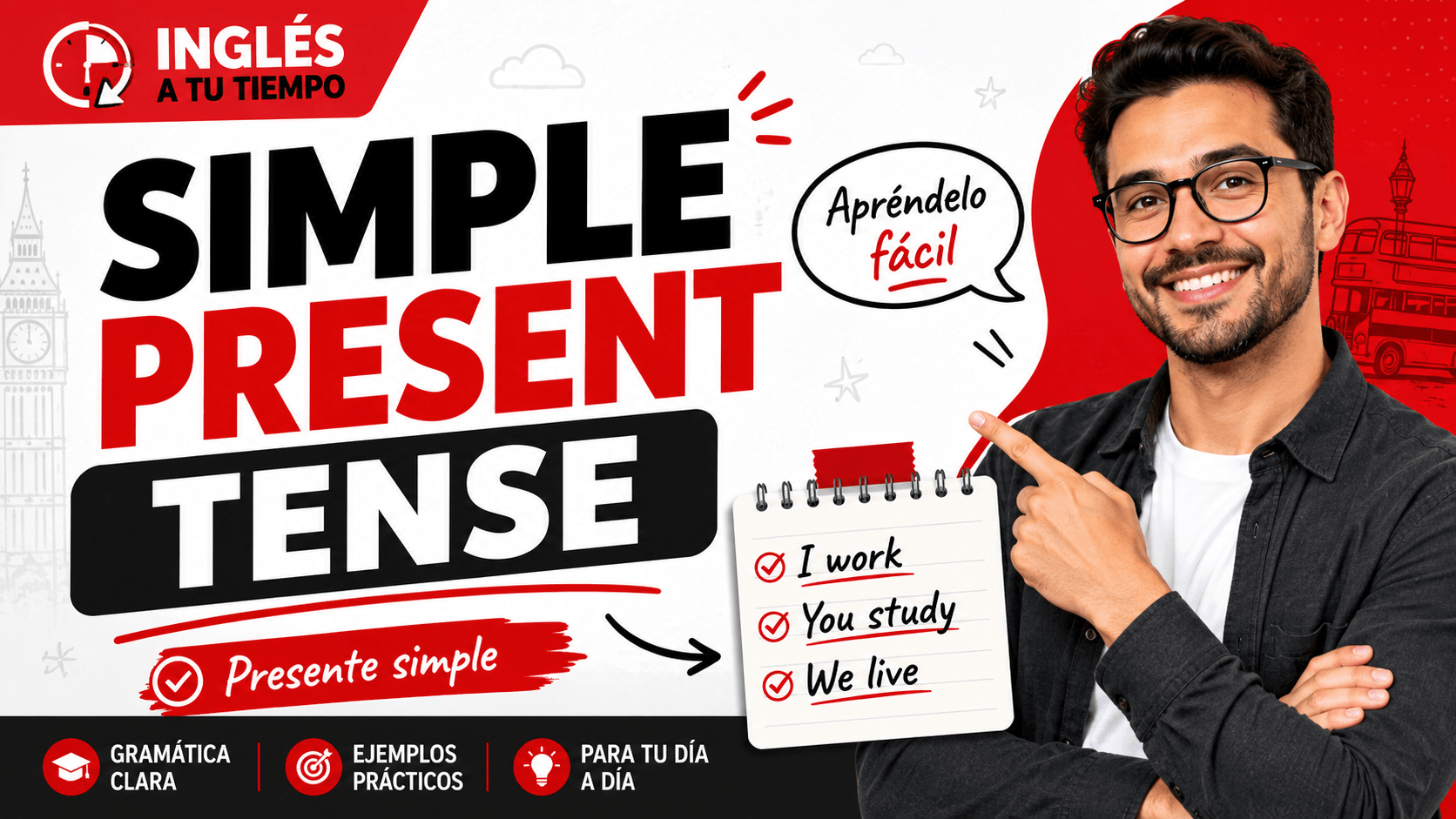 Simple Present Tense – Affirmative Form (+)